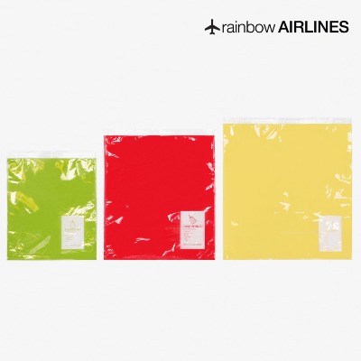 [Rainbow Airlines]플라이트 트래블 비닐압축팩3P SET